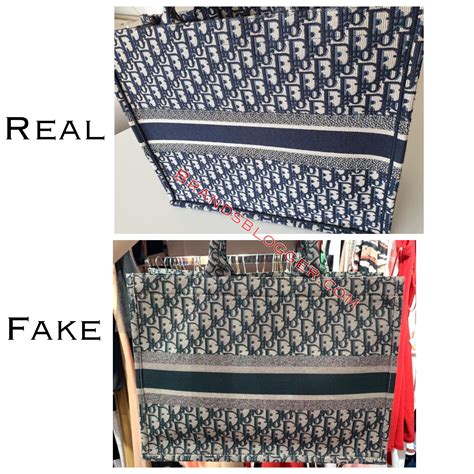 dior book tote bag real vs fake|Dior book bag counterfeit.